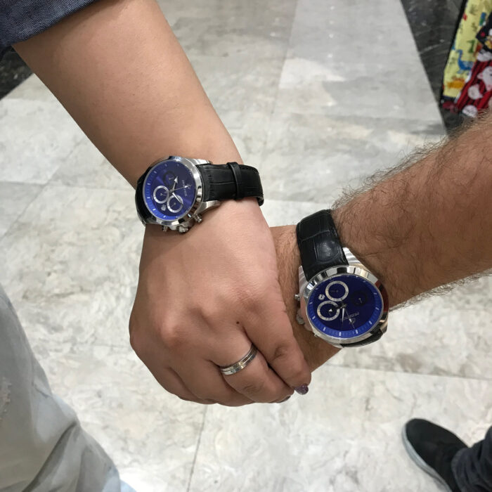 ست ساعت مچی عقربه ای زنانه مردانه پرستیژ مدل 9032 - Image 4