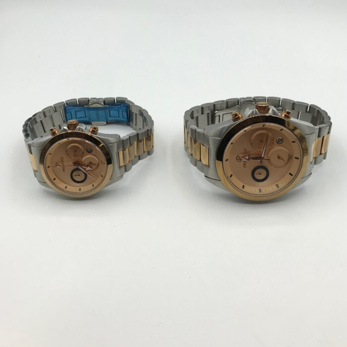 ست ساعت مچی عقربه ای مردانه زنانه پرستیژ مدل 9032 - Image 2