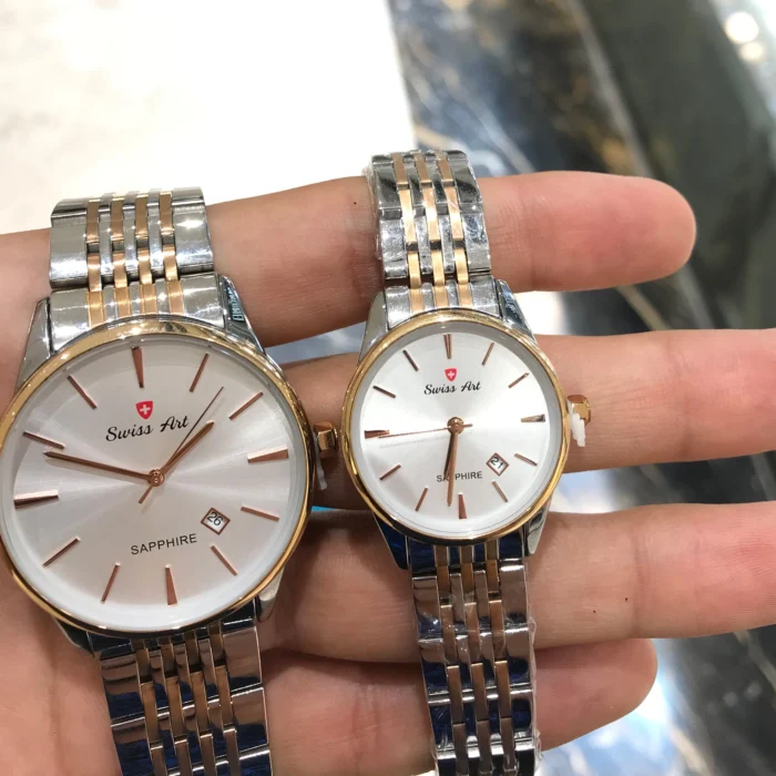 ساعت ست مردانه و زنانه Swiss Art | طراحی کلاسیک و لوکس - Image 2