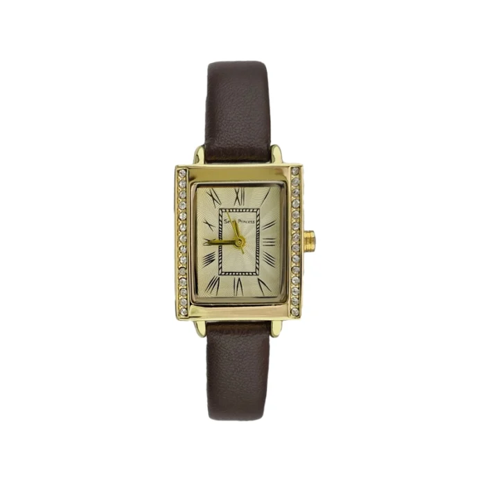 ساعت زنانه سون پرنس مدل مستطیل نگین‌دار - Image 1