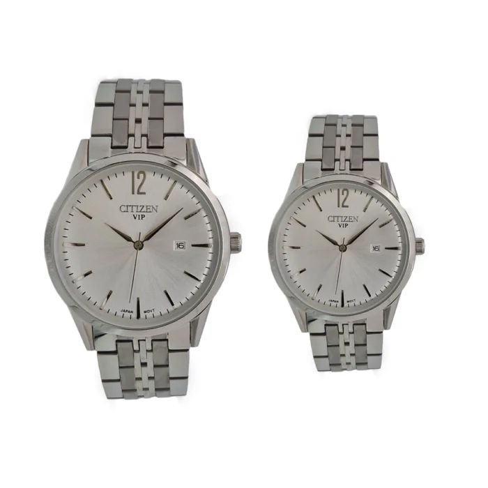 ست ساعت مچی عقربه ای سیتیزن مدل سیلور کلاسیک - Image 1