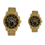 ست ساعت مچی نوادا مدل 12103G زنانه و مردانه | کرنوگراف، موتور ژاپنی