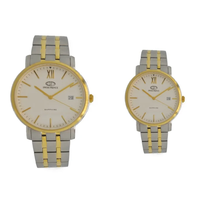 ساعت ست زنانه و مردانه سوییس پرنس مدل 00580 | موتور روندا سوئیس - Image 1