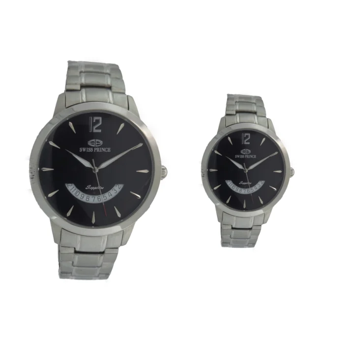 ست ساعت زنانه و مردانه سوئیس پرنس مدل 4226G با موتور روندا سوییسی - Image 1