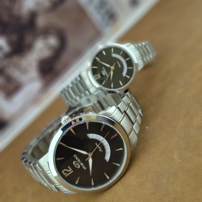 ست ساعت زنانه و مردانه سوئیس پرنس مدل 4226G با موتور روندا سوییسی - Image 2