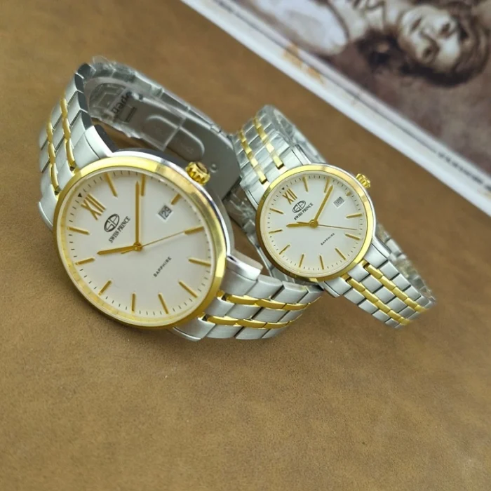 ساعت ست زنانه و مردانه سوییس پرنس مدل 00580 | موتور روندا سوئیس - Image 3