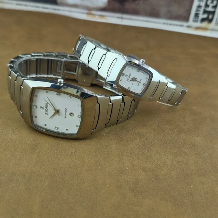 ساعت ست زنانه مردانه RYONIS مدل سرامیکی لوکس R5509G - Image 3