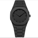 ساعت فول مشکی اعداد فارسی