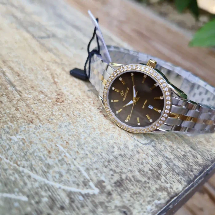 ساعت زنانه پرستیژ مدل P9067 – تلفیق ظرافت، درخشش طلا - Image 3