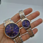 ساعت ست زنانه و مردانه پرستیژ مدل P9204 Limited 500 – ترکیب سرمه‌ای و طلایی - Image 4