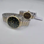 ساعت ست زنانه و مردانه پرستیژ مدل P9204 لیمیتد ادیشن با صفحه سبز و بند دو رنگ استیل - Image 2