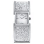 ساعت زنانه سواروسکی مدل 1992 با طراحی نقره‌ای کریستالی و موتور سوئیسی