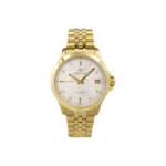 ساعت مردانه پرستیژ مدل P9050M LIMITED 500؛ صفحه سفید نگین‌دار و شیشه یاقوت کبود