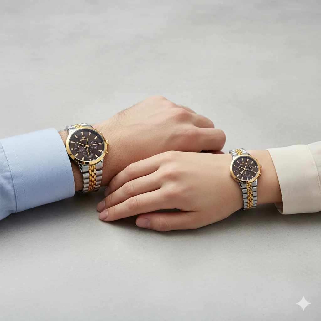 ترند ترین ساعت های ست عروس و داماد در سال2025