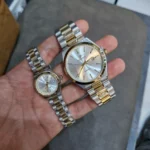 ساعت ست زنانه و مردانه پرستیژ مدل 9201 دورنگ طلایی - Image 4