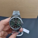 ساعت ست زنانه و مردانه پرستیژ مدل 9201 دودی مات با صفحه سبز - Image 5