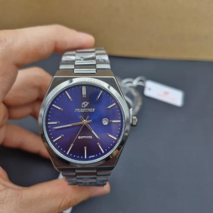 ساعت ست زنانه و مردانه پرستیژ مدل 9201 دودی سرمه‌ای - Image 5