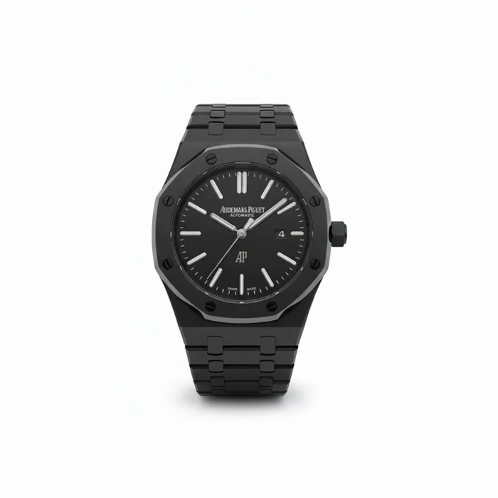 ساعت مردانه AP مدل Royal Oak فول مشکی