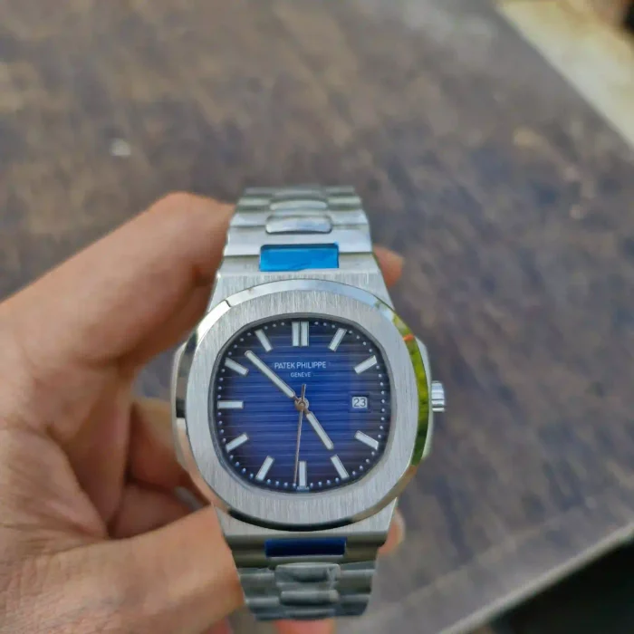 ساعت مردانه پتک فیلیپ ناتیلوس آبی - Image 3