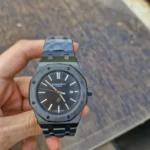 ساعت مردانه AP مدل Royal Oak فول مشکی - Image 2
