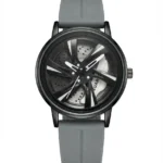 ساعت مردانه رینگی مشکی خاکستری
