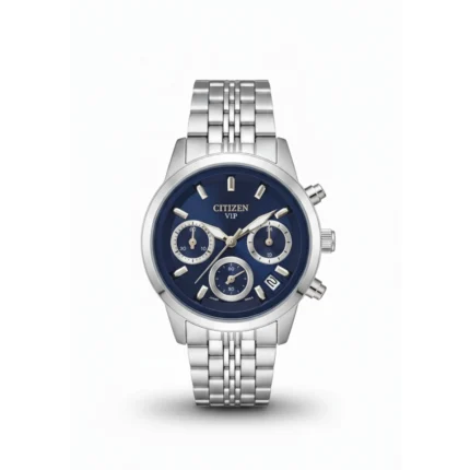 ساعت سیتیزن زنانه کرنوگراف سرمه‌ای