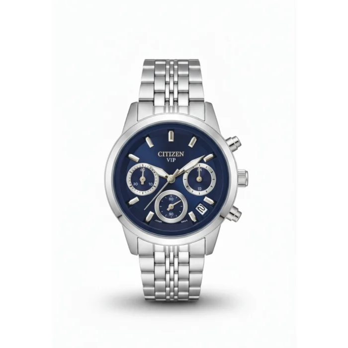 ساعت سیتیزن زنانه کرنوگراف سرمهای ساعت سیتیزن زنانه کرنوگراف سرمهای