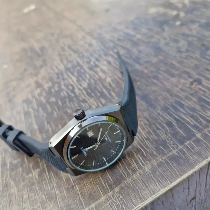 ساعت مردانه تیسوت PRX مشکی مات - Image 3