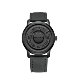 ساعت PINTIME مردانه مدل آهنربایی با نمایش بلبرینگ مغناطیسی