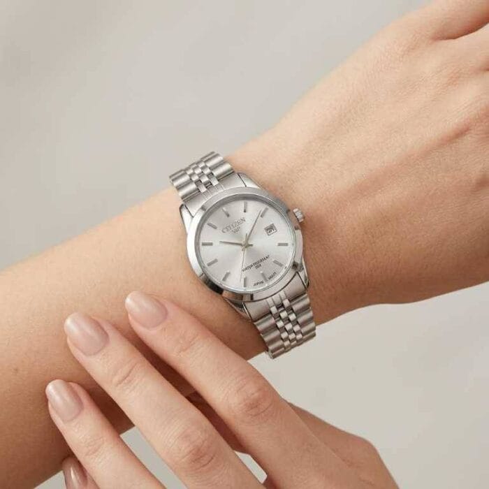 ساعت مچی زنانه سیتیزن نقره ای CITIZEN-SILVER